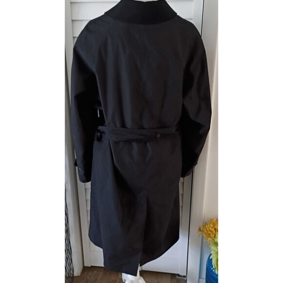 Lauren Ralph Lauren Men's Black Removable lining & Collar Belted Trench 40S - Picture 9 of 12